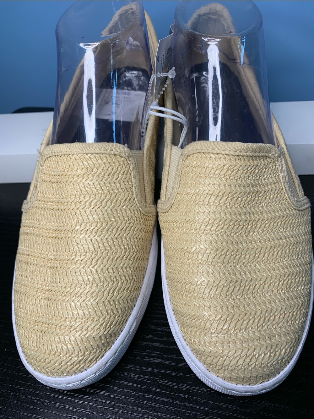 Nautica Women's Woven Espadrille Slip-Ons - Natural Beige